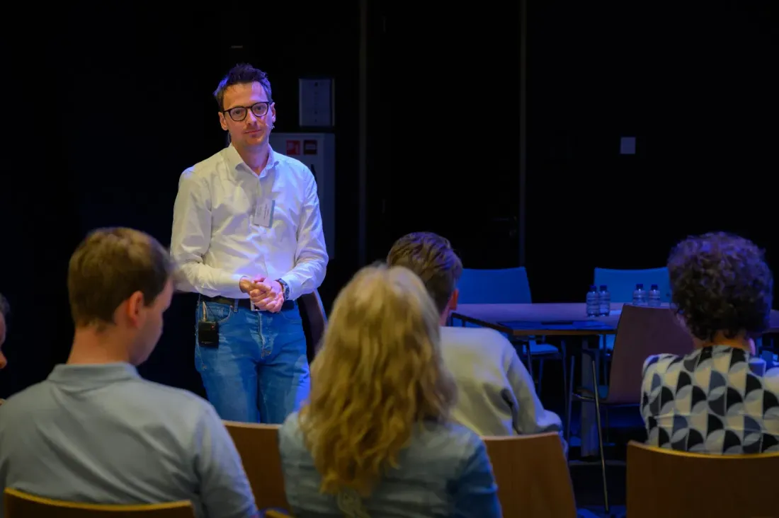 Keynote met publiek in gesprek